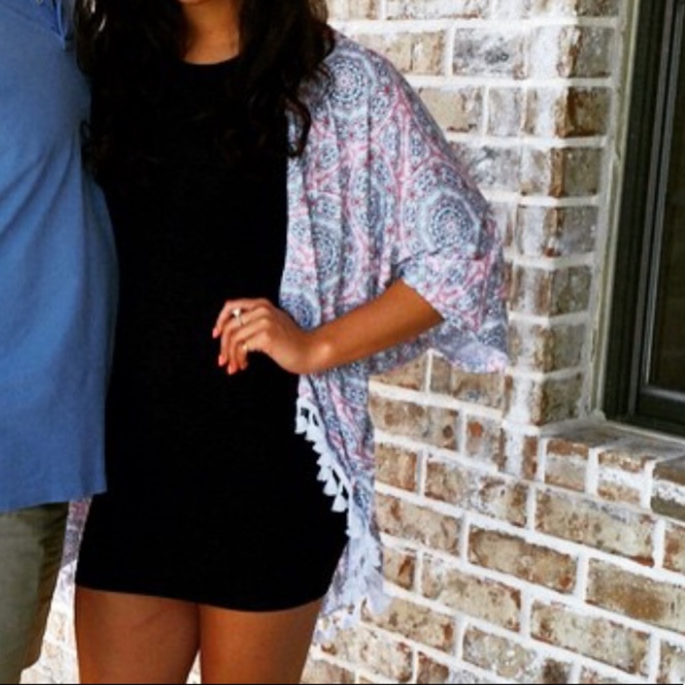 Geometric Pattern Cardigan